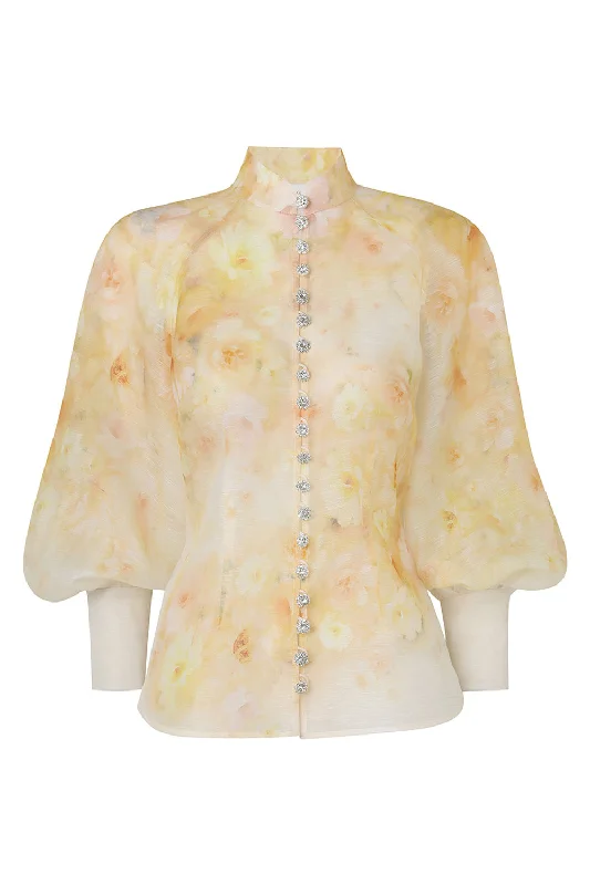 Crush Buttoned Blouse