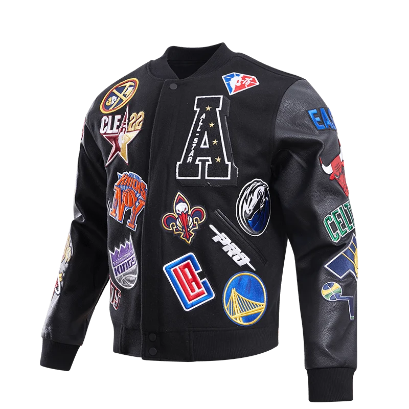 NBA ALL STAR 2022 MEN'S VARSITY JACKET (BLACK)