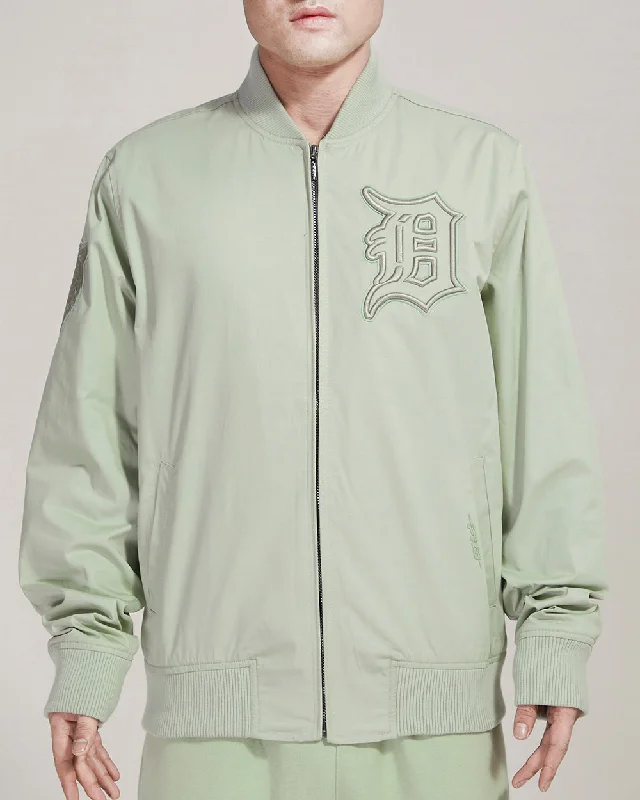 MLB DETROIT TIGERS NEUTRAL MEN'S TWILL JACKET (MOSS)