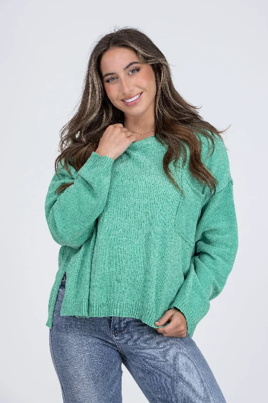 Sooner Or Later Women's Chic Hi Lo Sweater