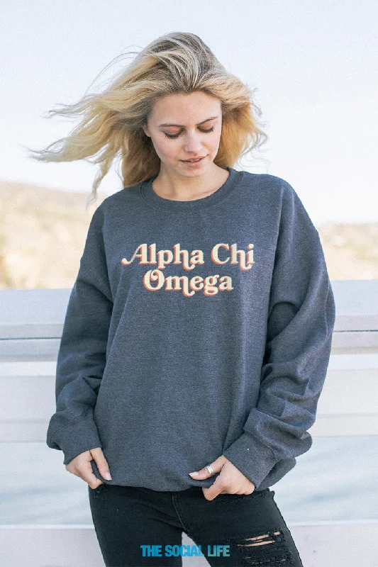 Alpha Chi Omega Novel Crewneck