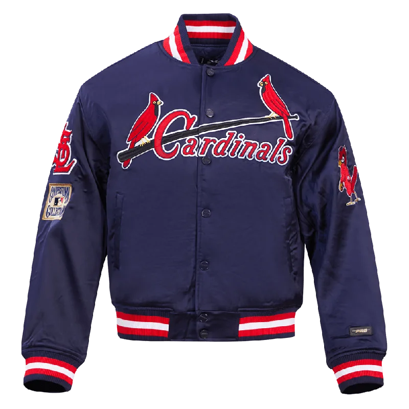 MLB ST. LOUIS CARDINALS RETRO TEAM BIRDS LOGO JACKET (MIDNIGHT NAVY)